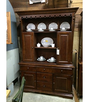 China Hutch with Carvings